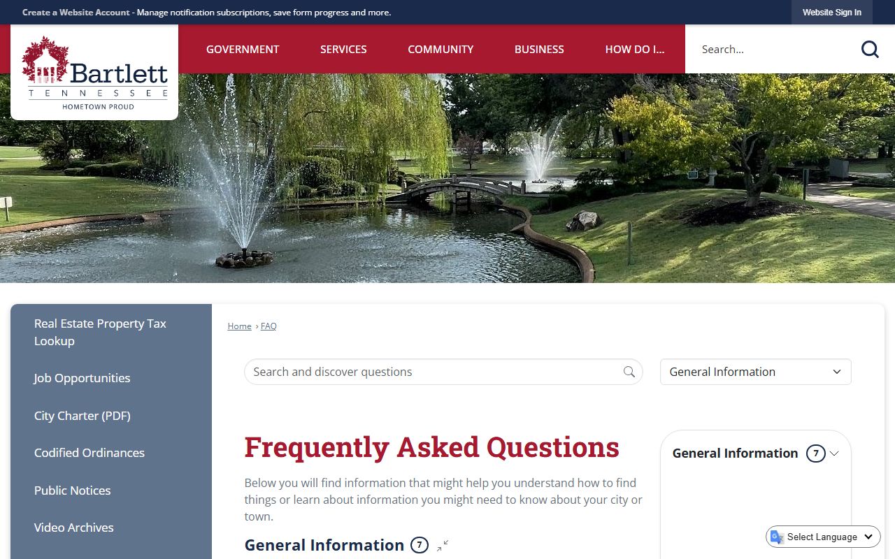 Bartlett Death Index research through the city FAQ and county vital records