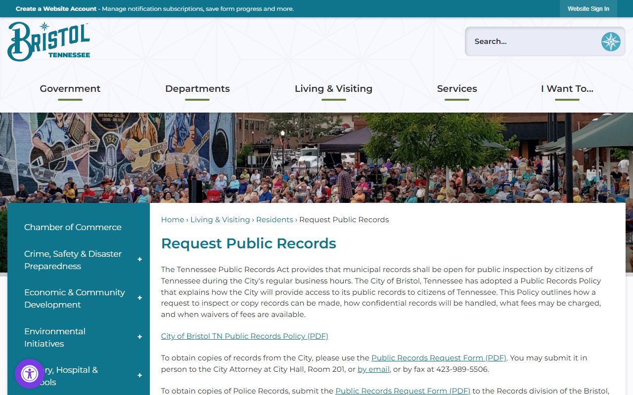 Bristol Death Index and city public records