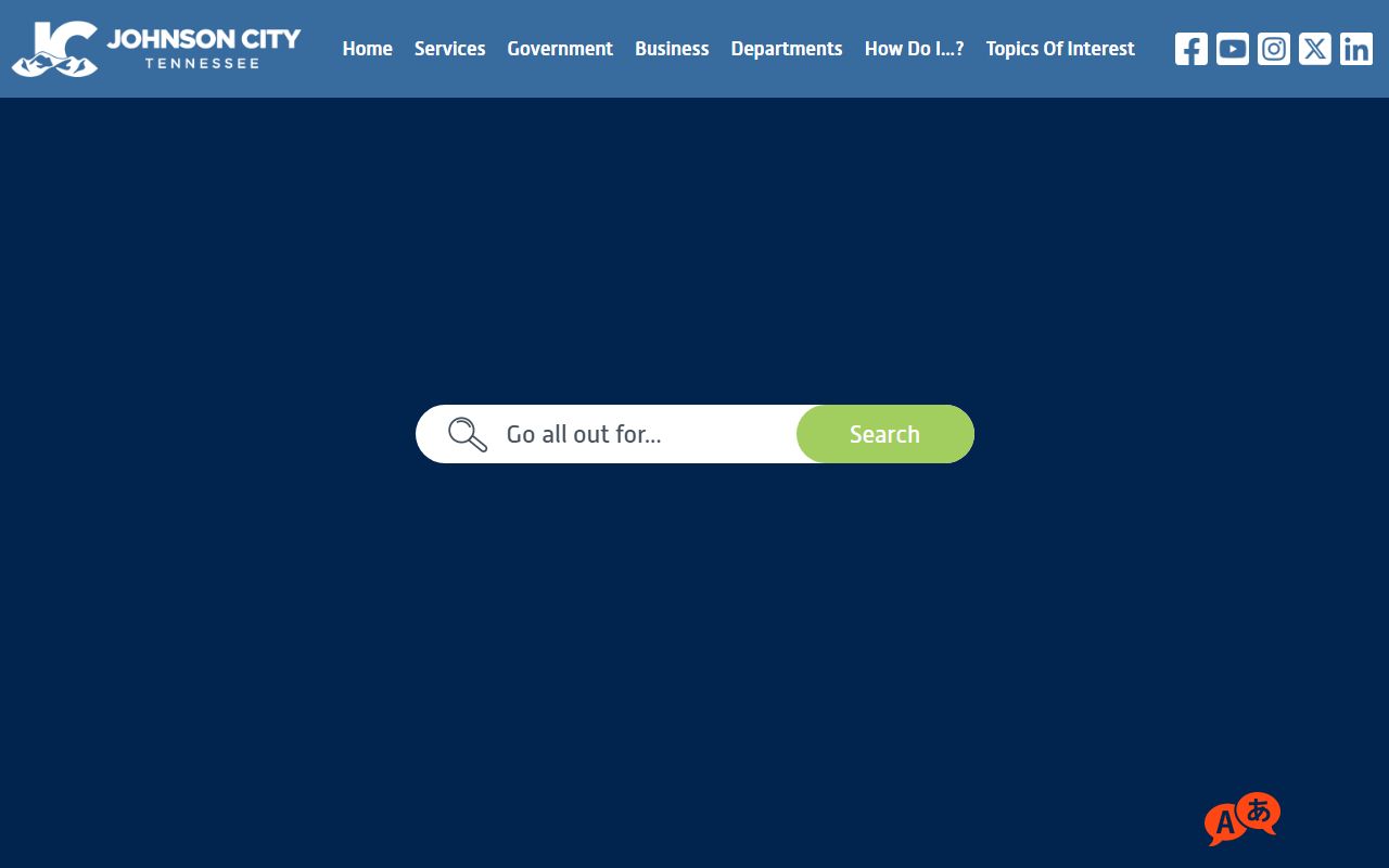 City of Johnson City government portal for Johnson City Death Index research